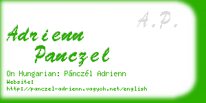 adrienn panczel business card